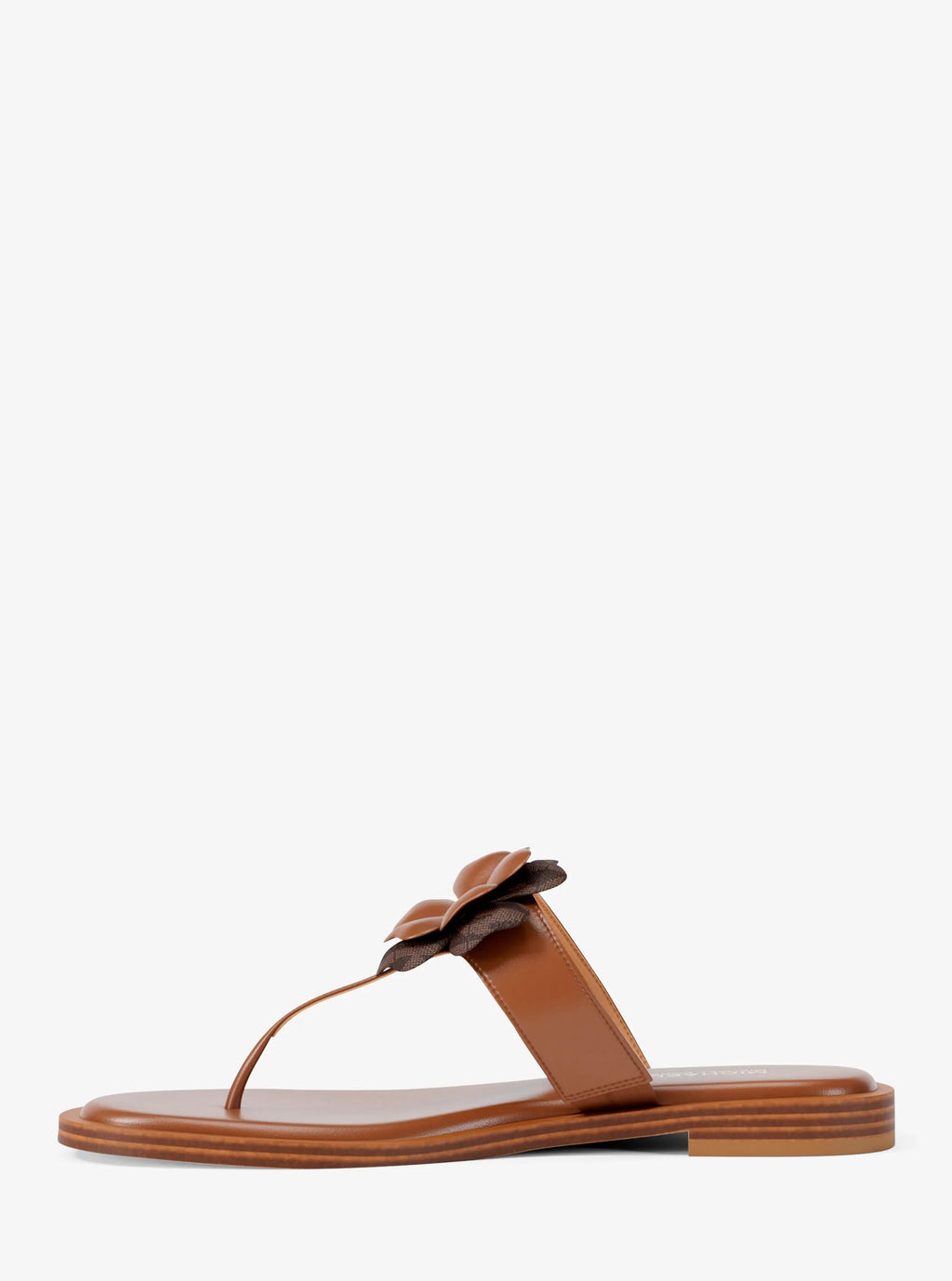 Callie Embellished Signature Logo Trim Thong Sandal
