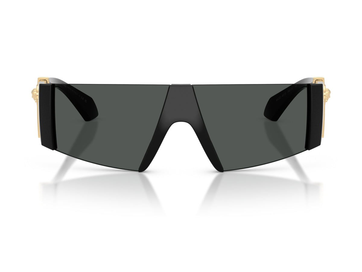 Gold 0ve4516 Oversized Shield Sunglasses
