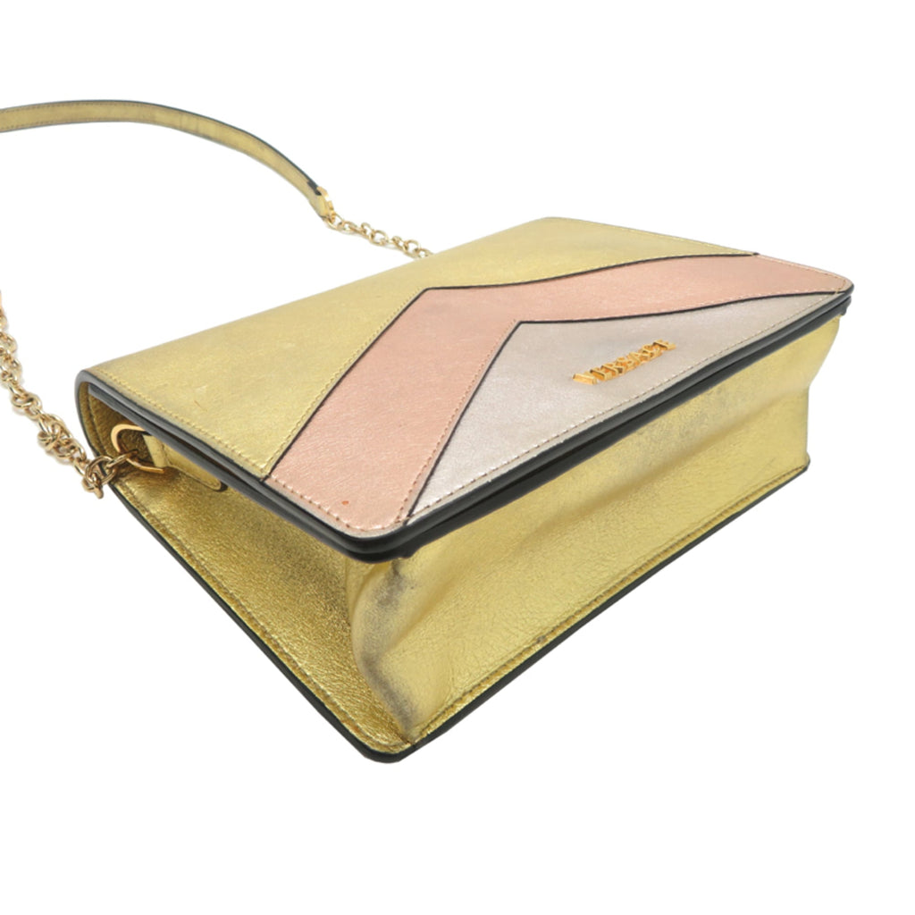 Versace Leather Shoulder Bag (Pre-Owned)