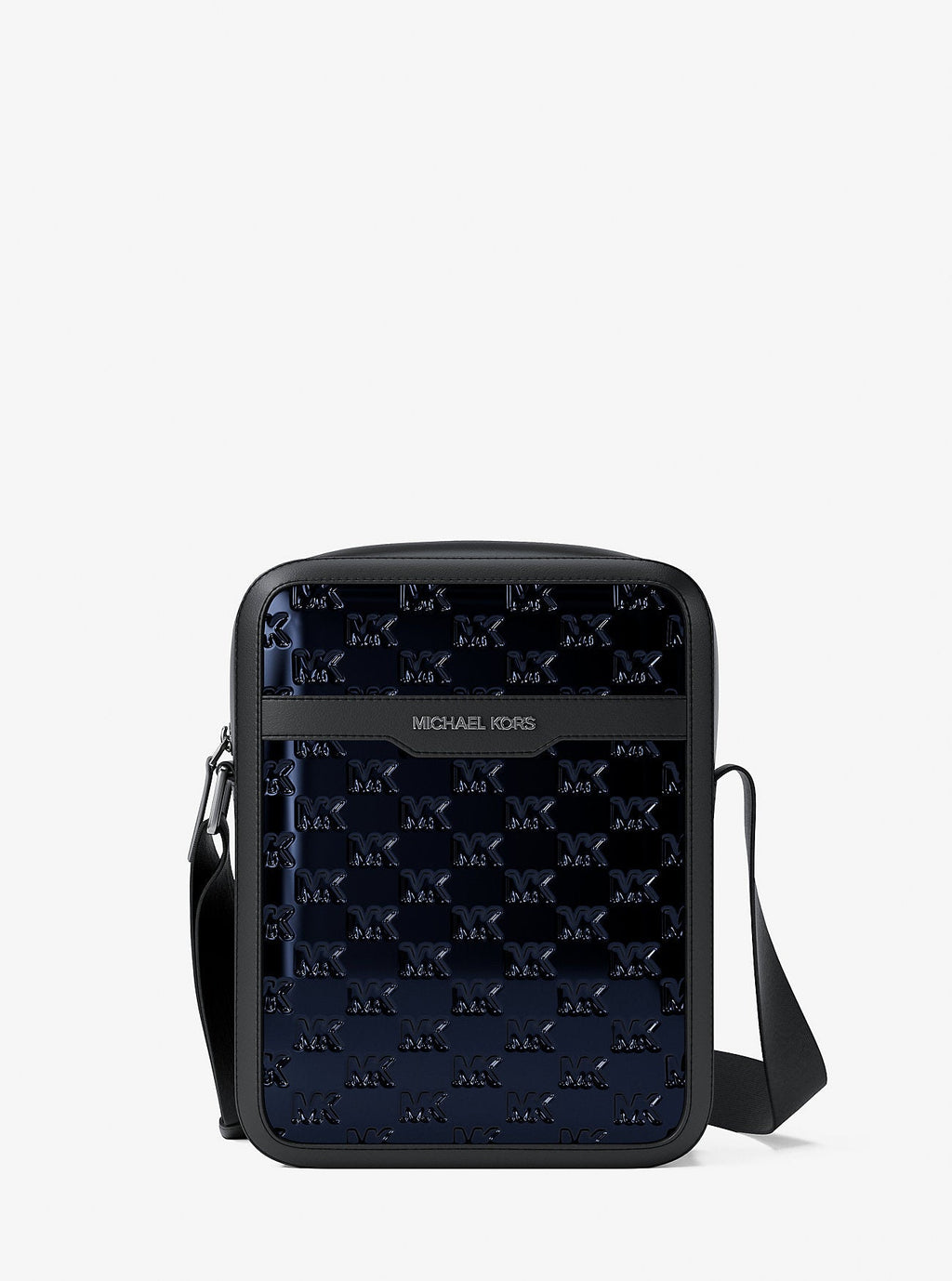 Cooper Metallic Logo Debossed Flight Bag