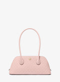 Petra Medium Signature Logo Shoulder Bag