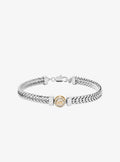 Pav� Logo Foxtail Chain Bracelet