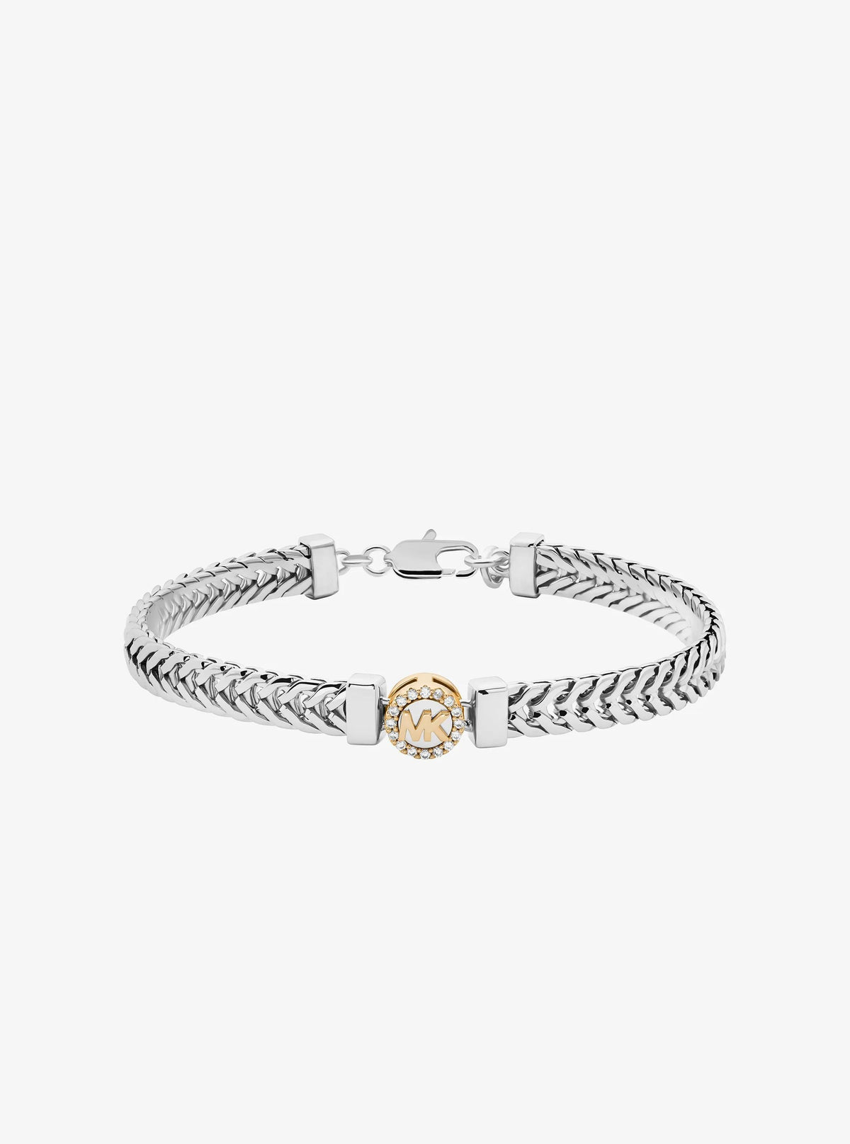 Pav� Logo Foxtail Chain Bracelet