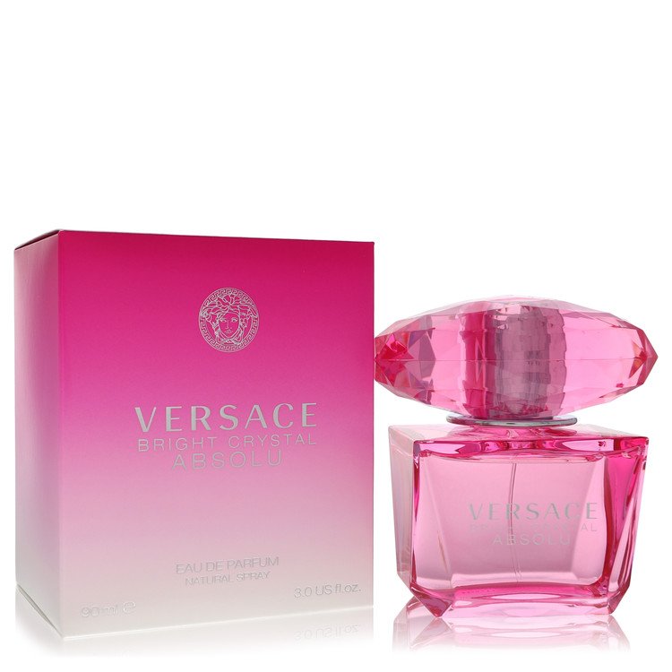 2pcs Combo Bright Crystal Absolu by Versace Eau De Parfum Spray 3 oz Women