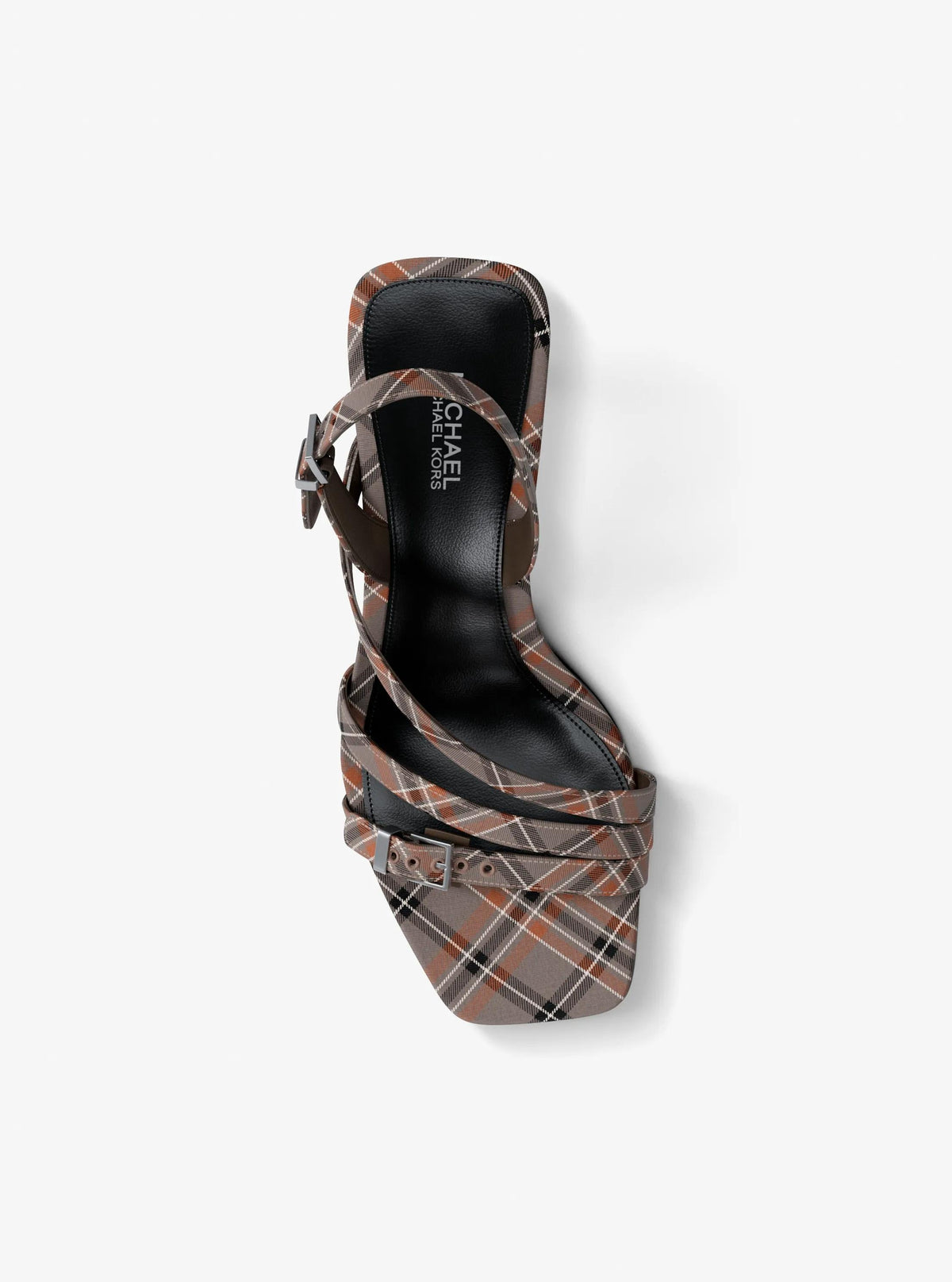 Yvette Plaid Print Sandal