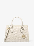 Sheila Medium Heart Embroidered Satchel