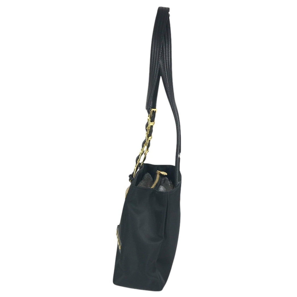 Versace Nylon Handbag Shoulder Bag (Pre-Owned)