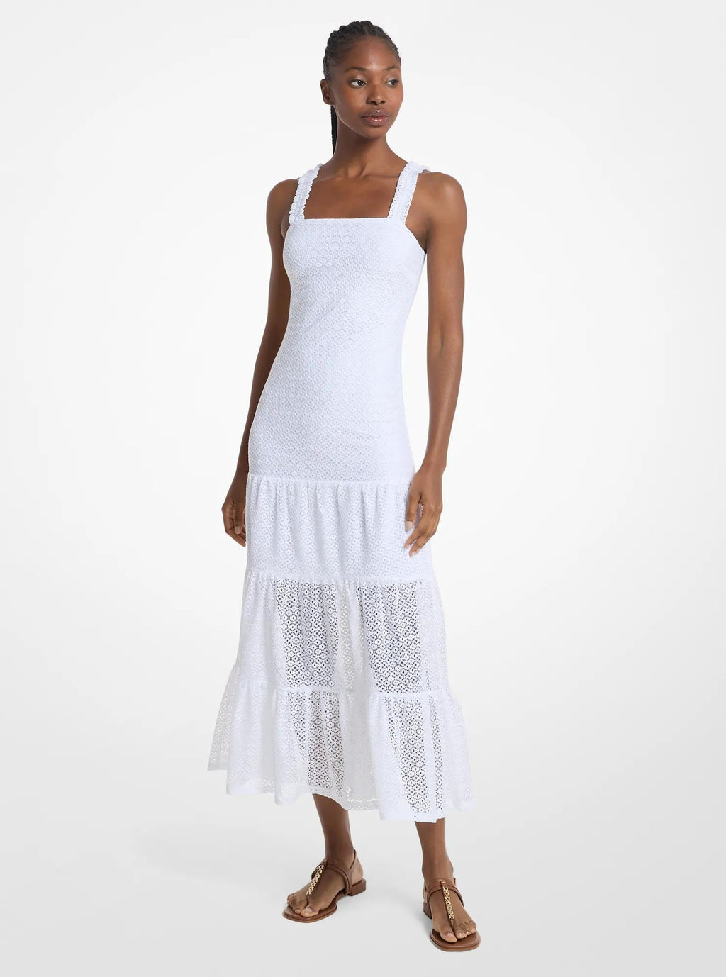 Lace Tiered Dress