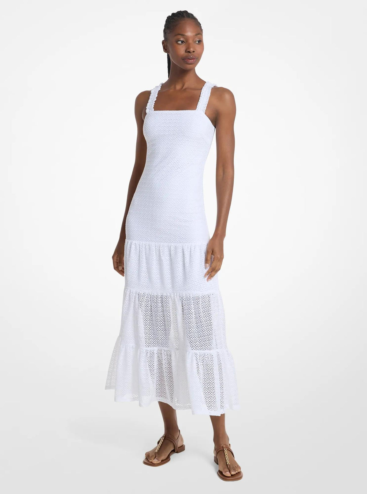 Lace Tiered Dress