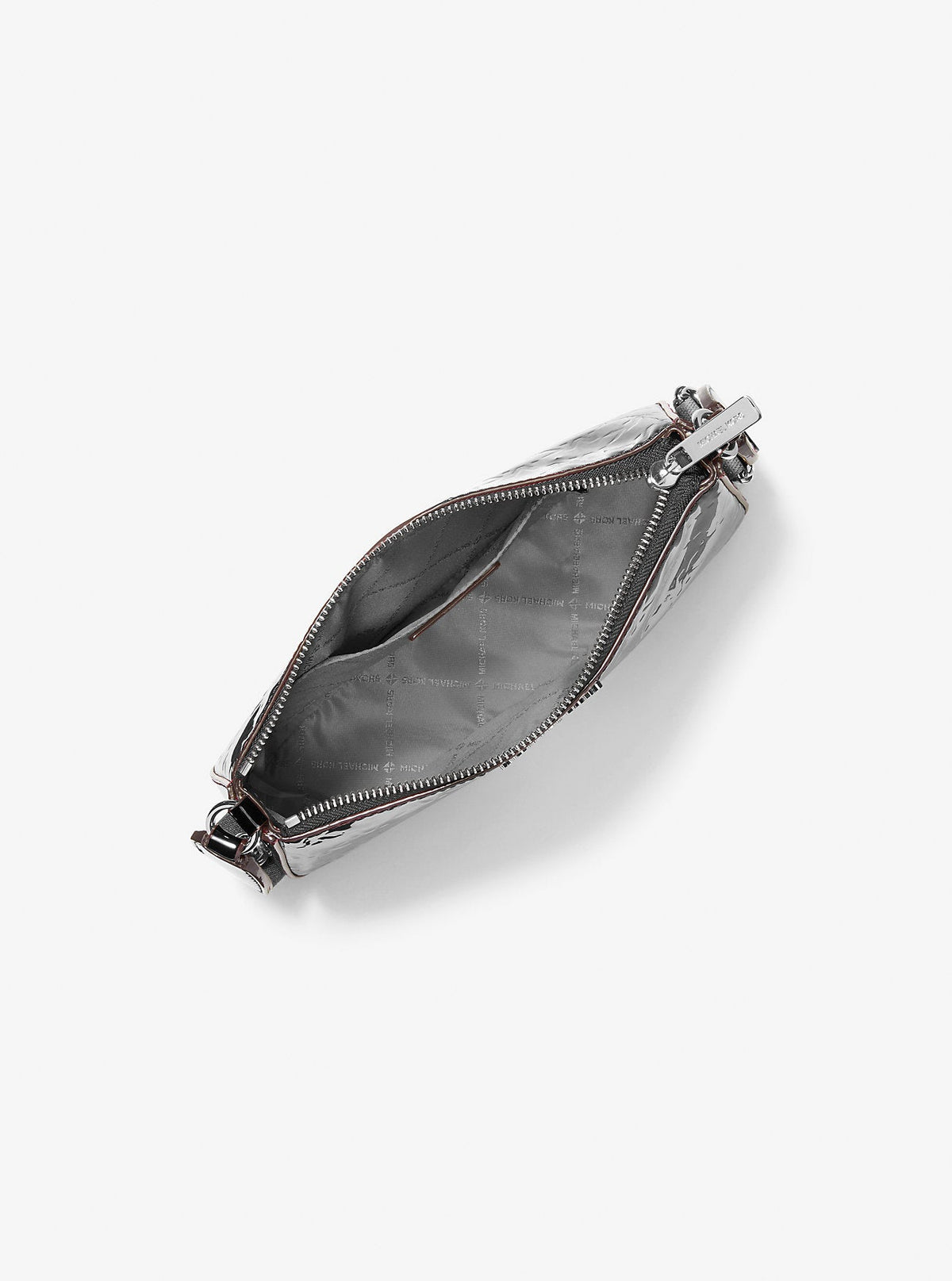 Jet Set Small Patent Logo Debossed Crossbody Bag with Case for Apple Airpods Pro
