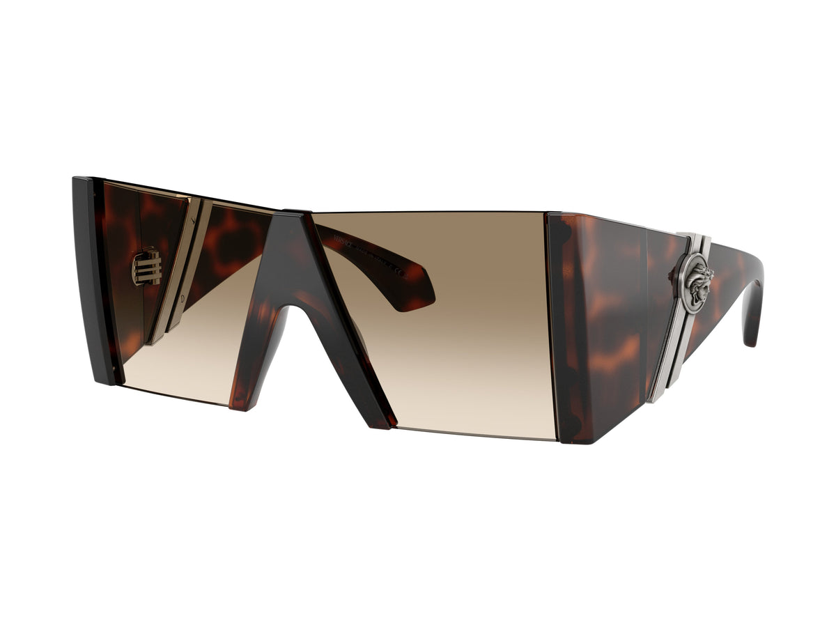 Tortoiseshell 0ve4515 Oversized Shield Sunglasses