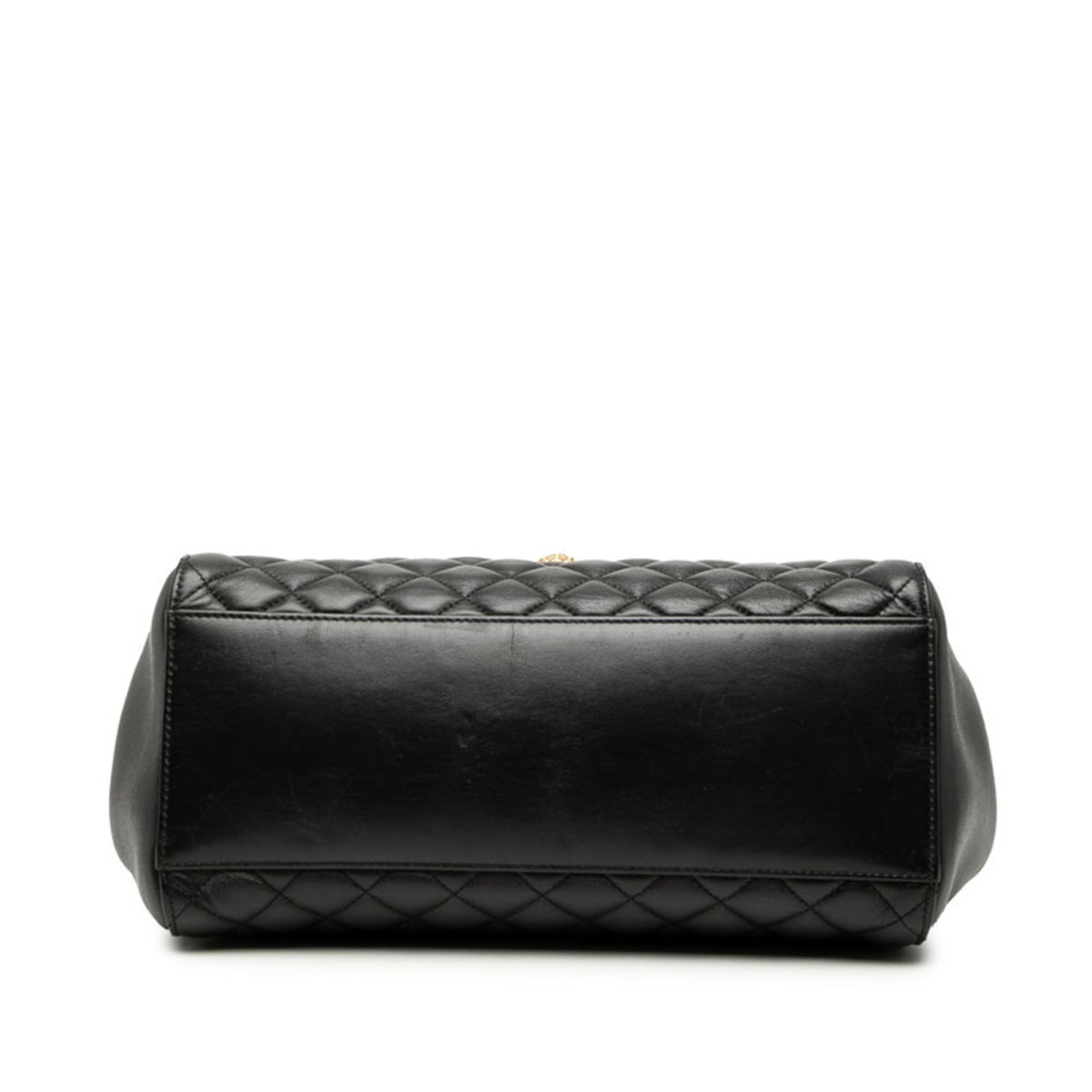 Versace Leather Pouch Tote Bag (Pre-Owned)