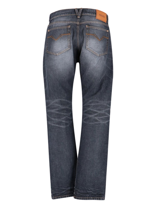 "Medusa Biggie" Jeans Blue