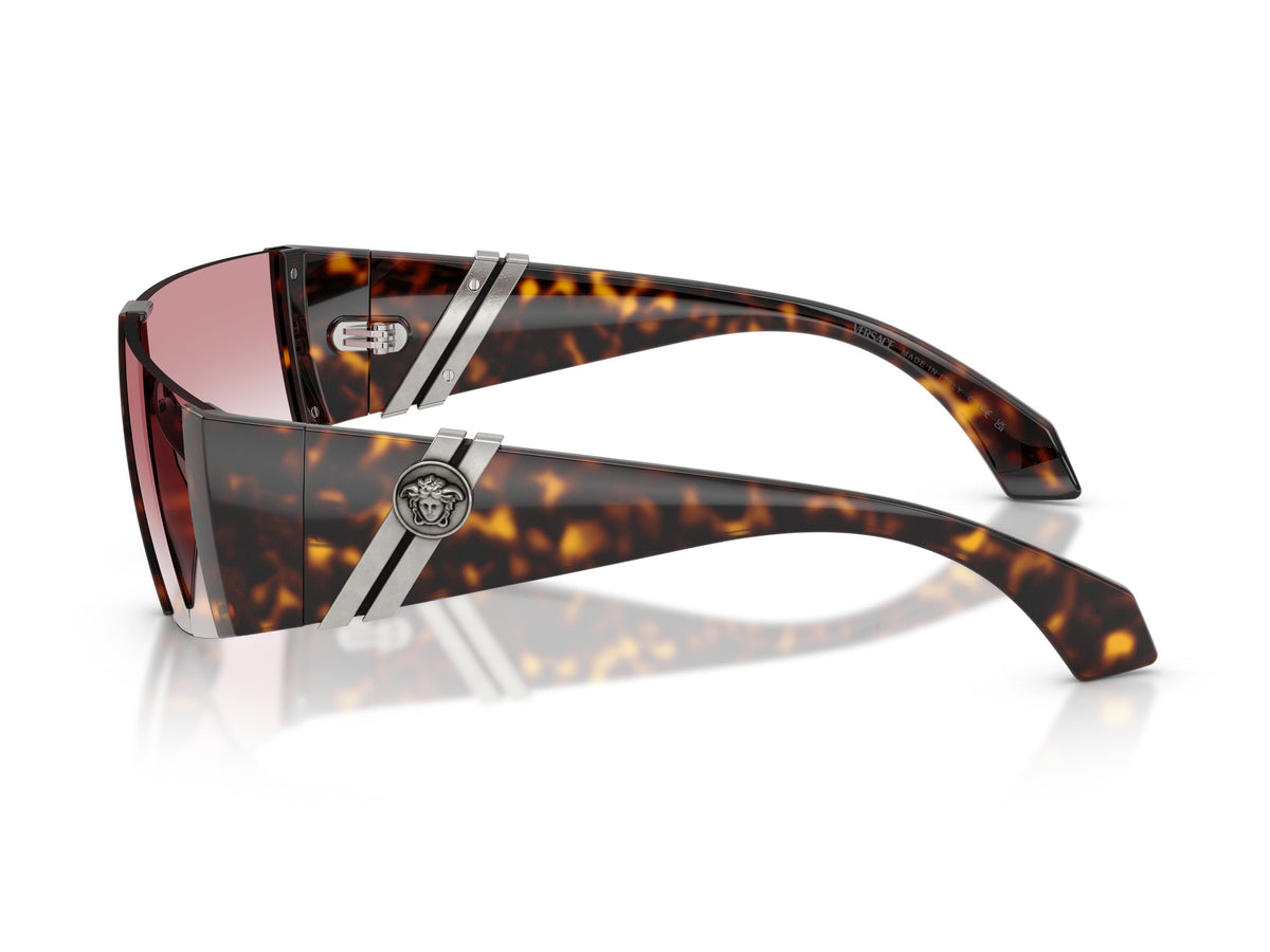 0ve4516 Gradient Oversized Shield Sunglasses