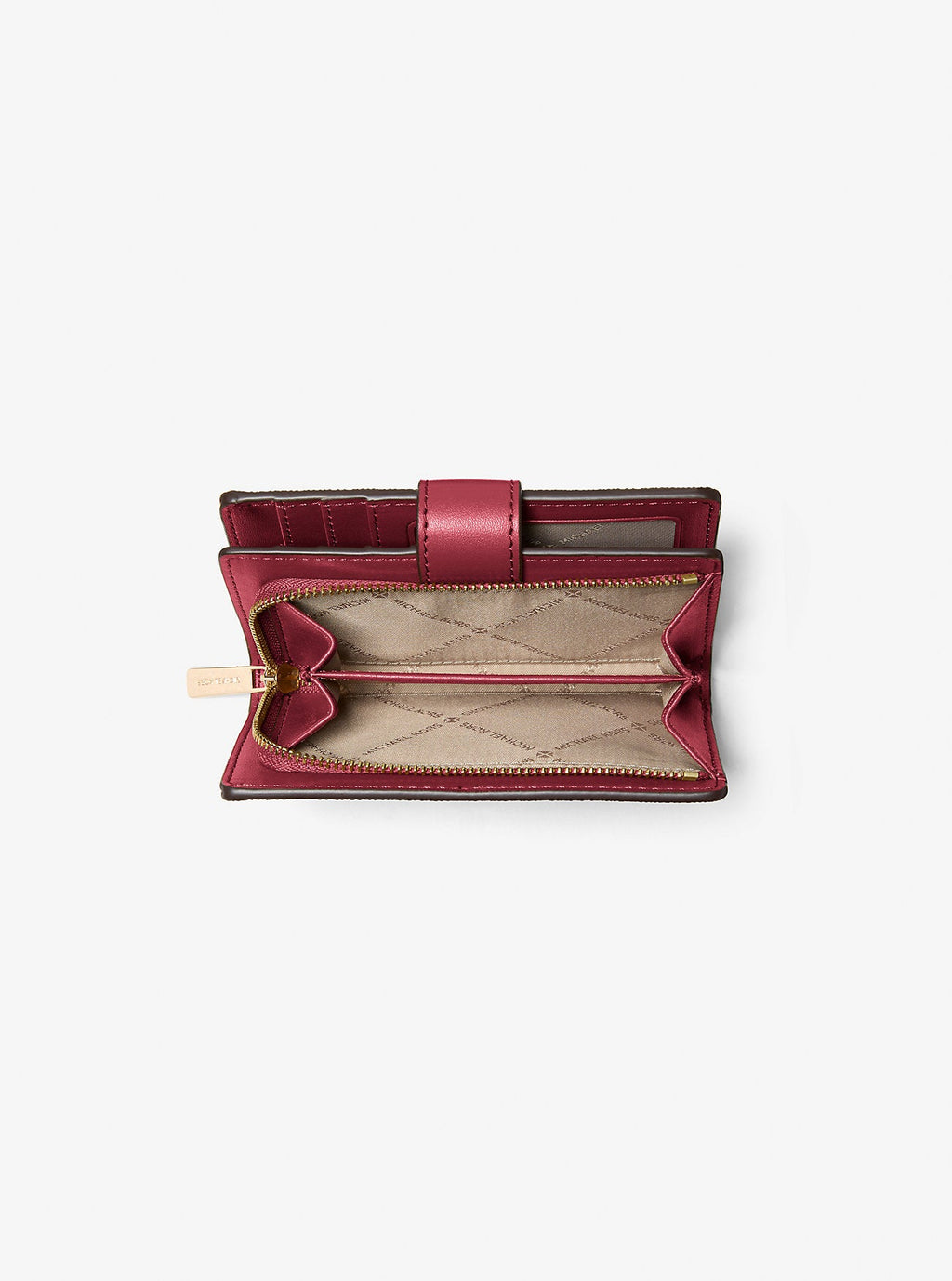 Jet Set Medium Two-Tone Logo Wallet