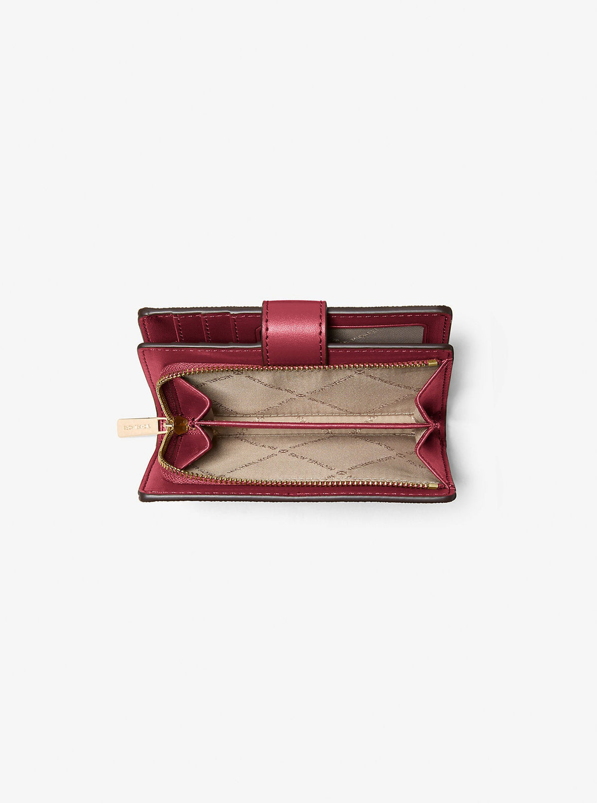 Jet Set Medium Two-Tone Logo Wallet