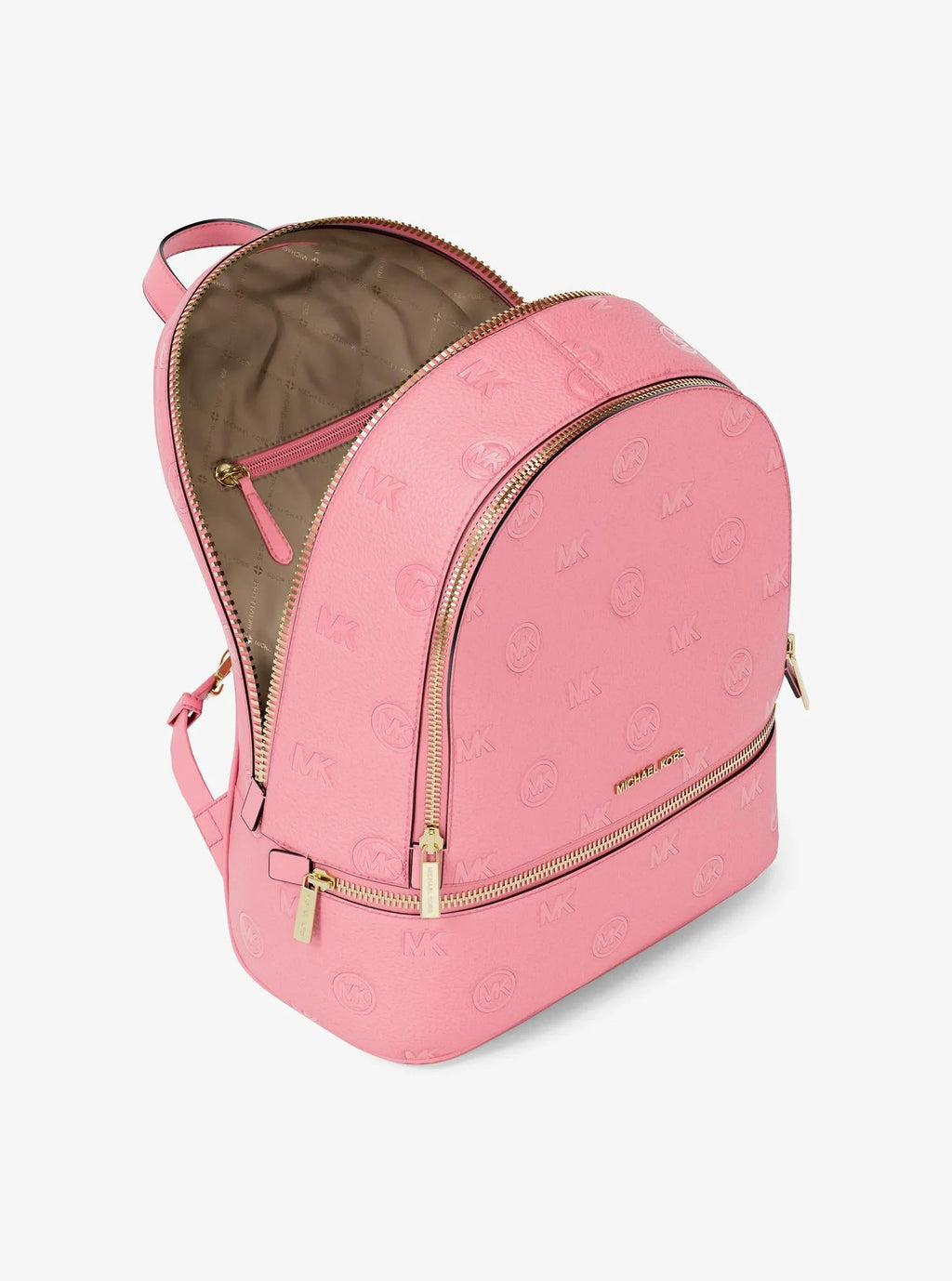 Rhea Medium Logo Debossed Backpack