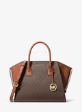 Avril Large Signature Logo Satchel