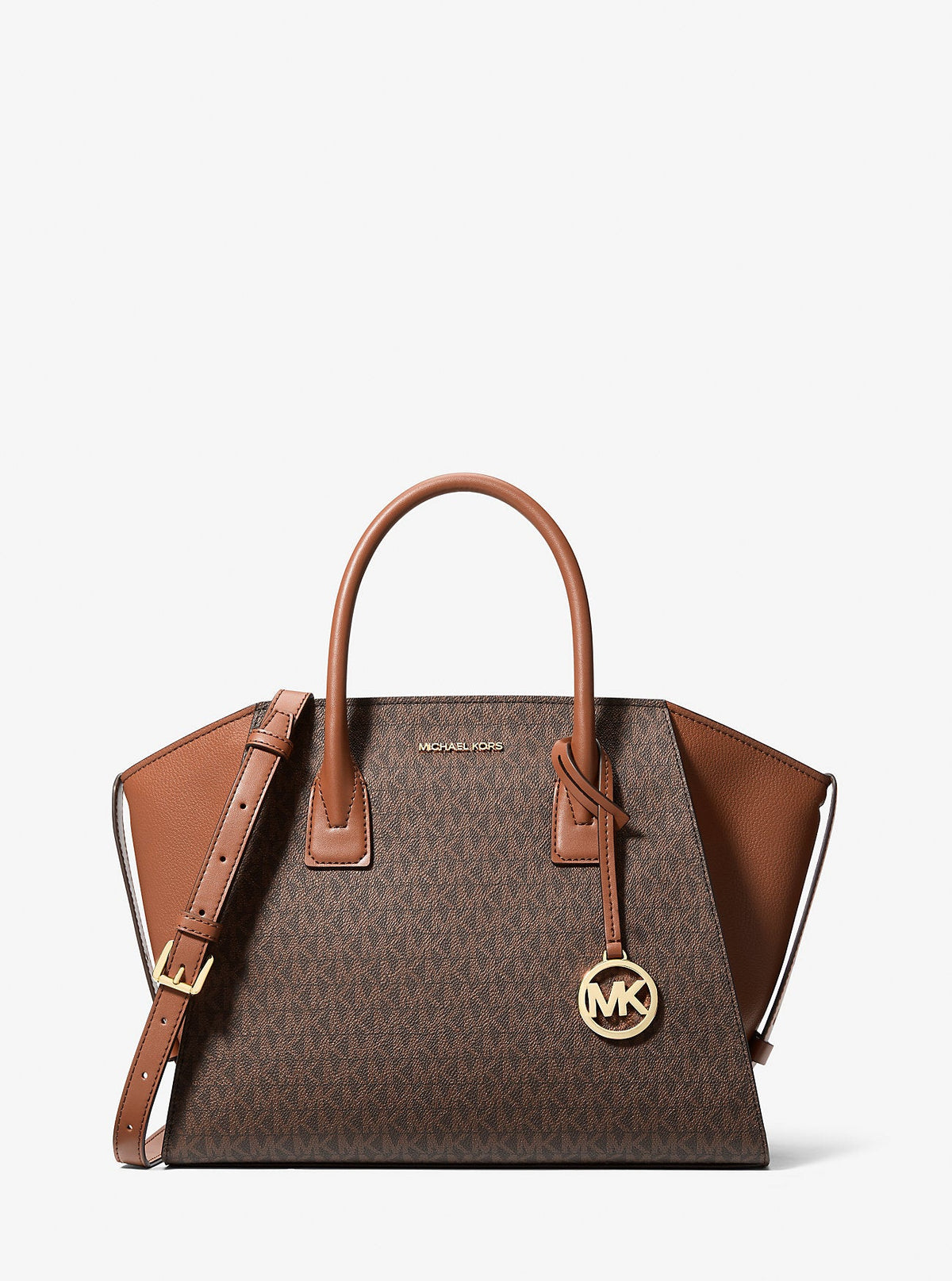 Avril Large Signature Logo Satchel