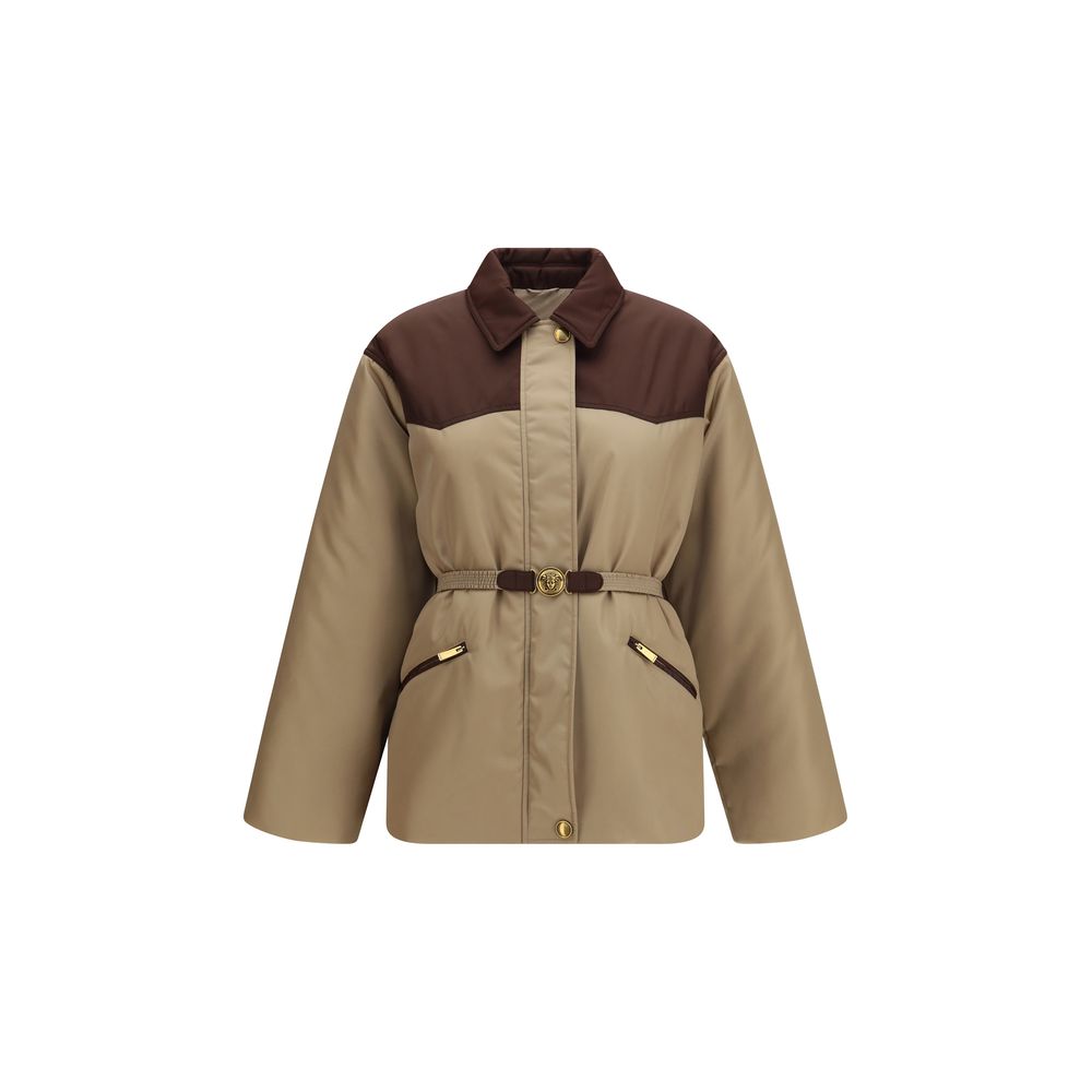 Versace Nylon Full-Length Women's Jacket