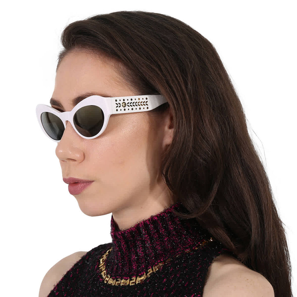 Versace Grey Mirror Gradient Cat Eye Ladies Sunglasses VE4356 401/Y9 54