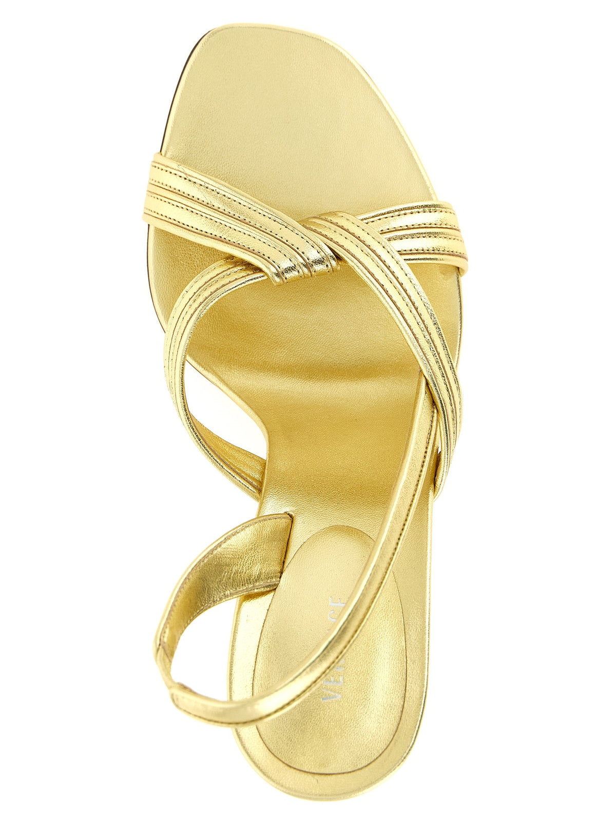 Versace Lamb Leather Stiletto Heel Women's Sandals