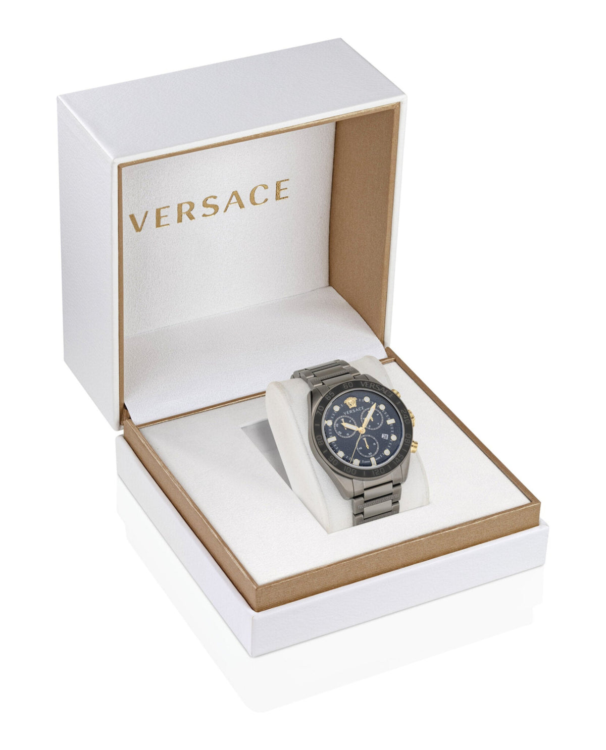 Greca Dome Chrono Bracelet Watch
