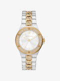 Lennox Pavé Two-Tone Watch