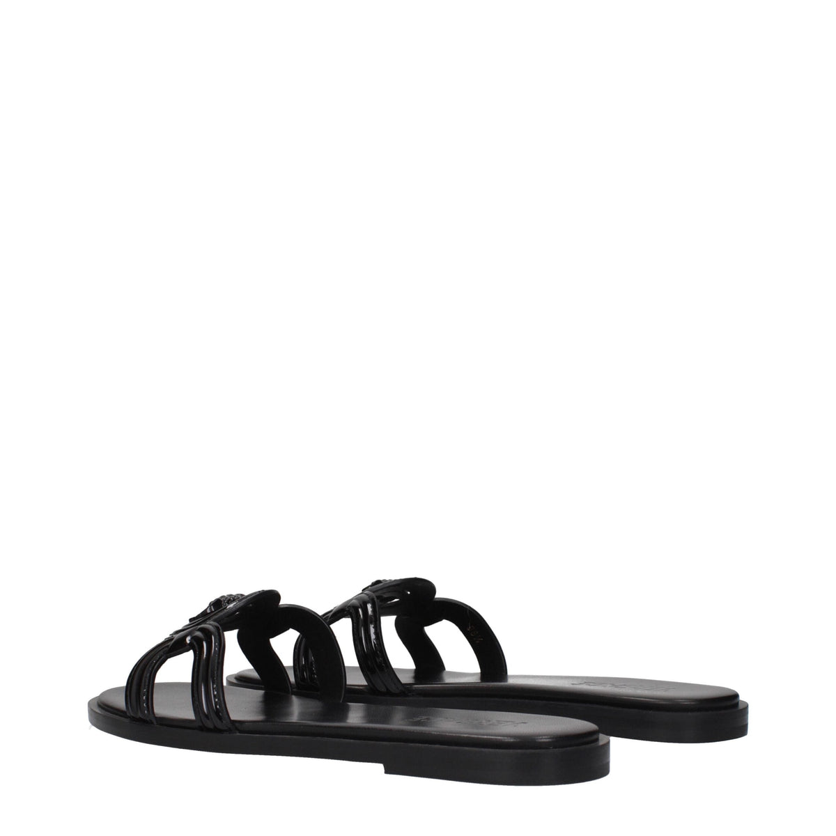 Versace Leather Women's Slippers