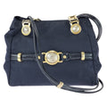 Versace Nylon Patent Leather Shoulder Bag (Pre-Owned)