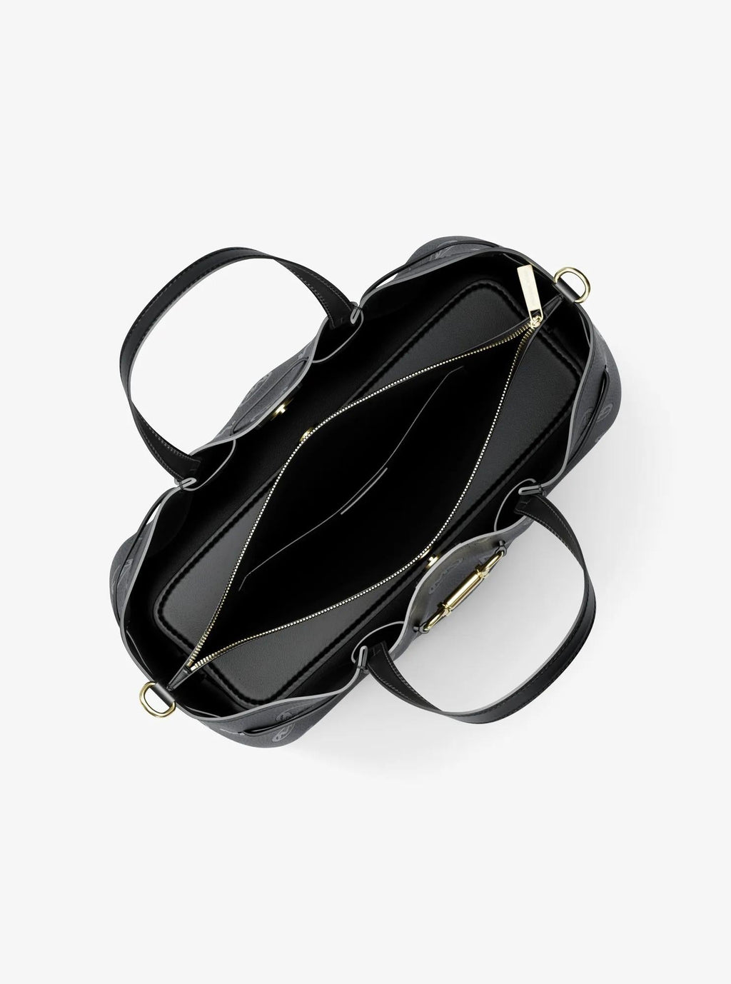 Carson Medium Logo Debossed Satchel
