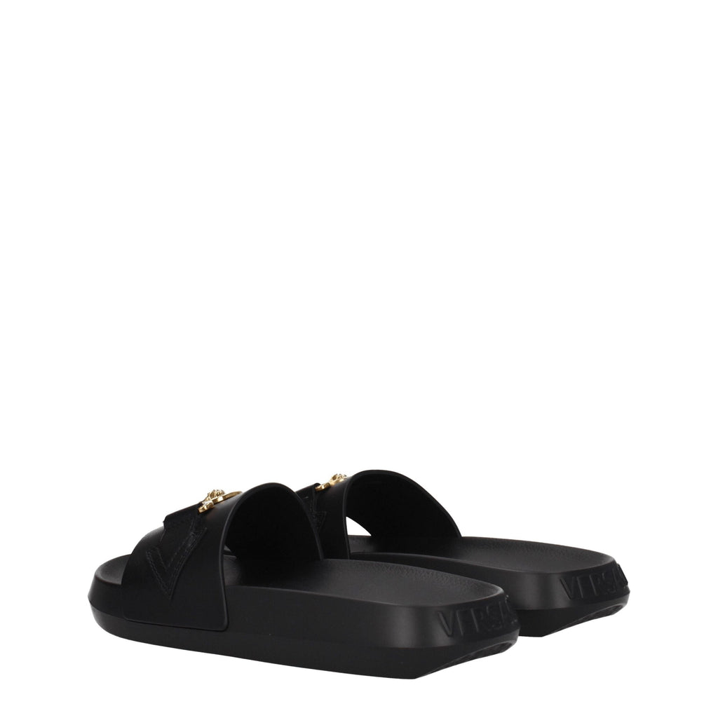 Versace Leather Women's Slippers