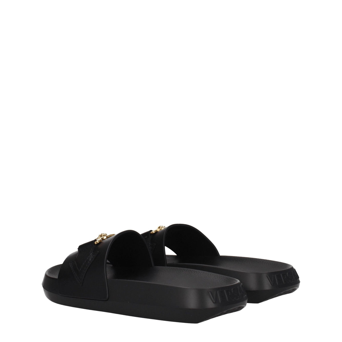 Versace Leather Women's Slippers