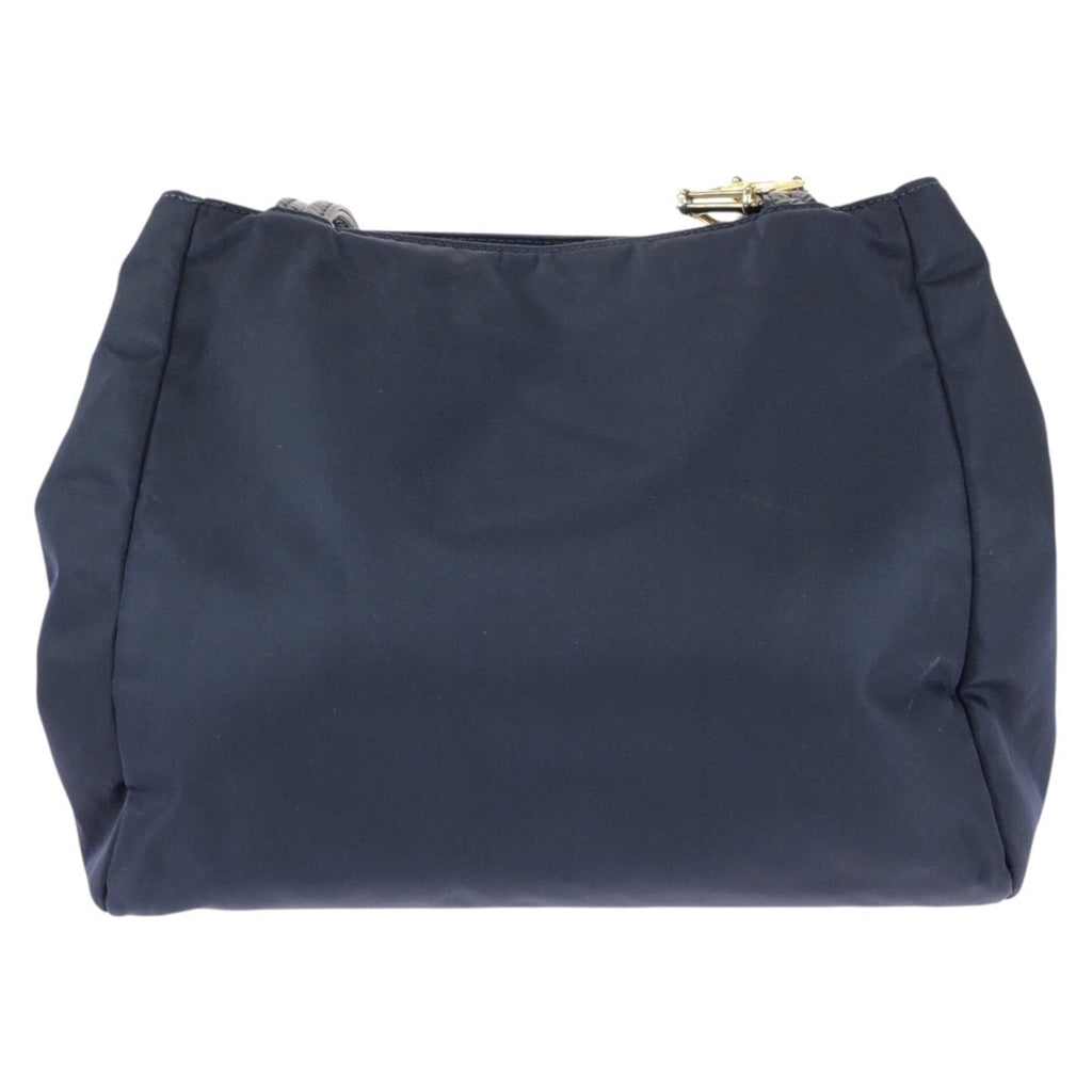 Versace Nylon Patent Leather Shoulder Bag (Pre-Owned)