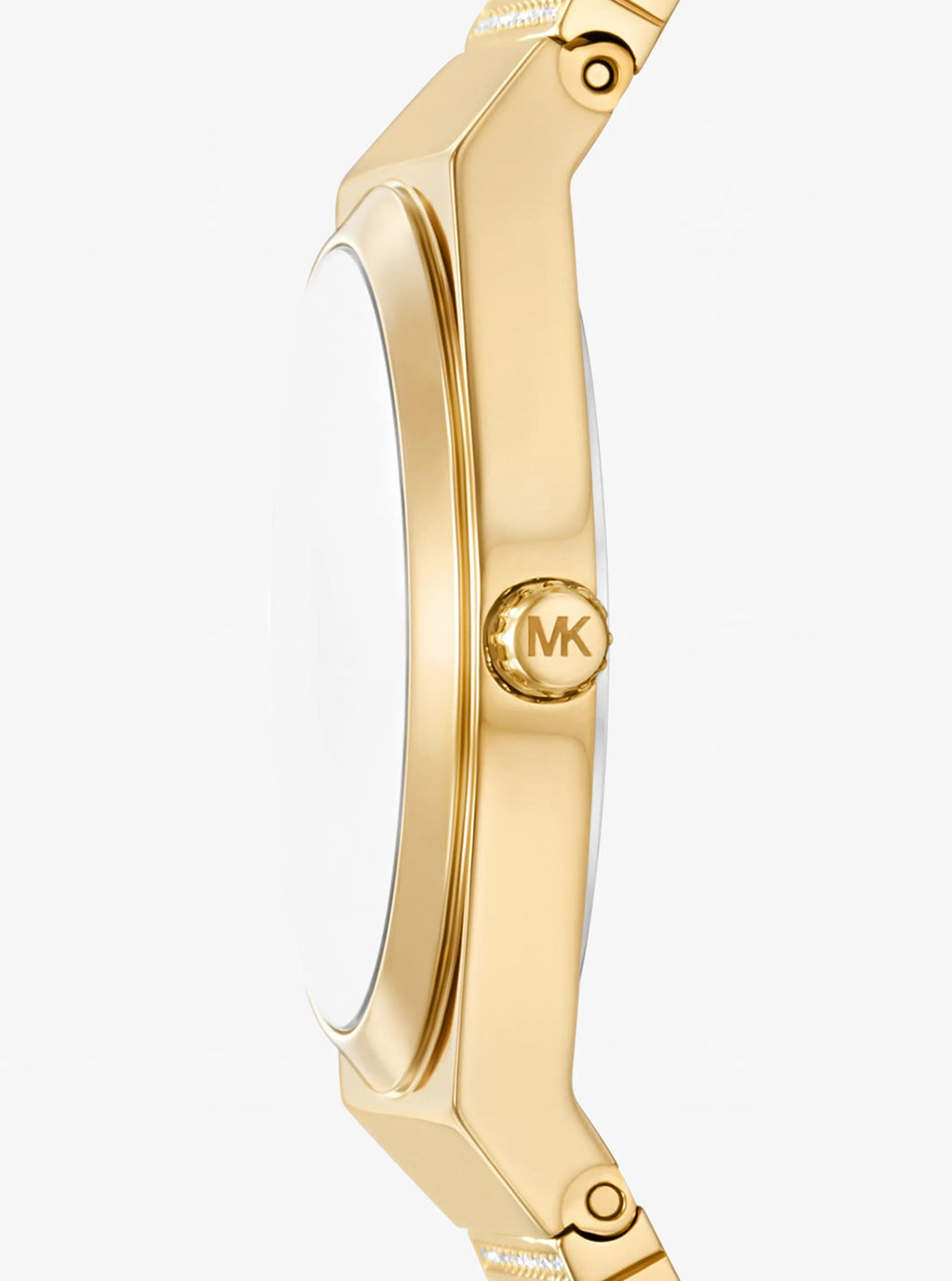 Mini Lennox Pavé Gold-Tone Watch