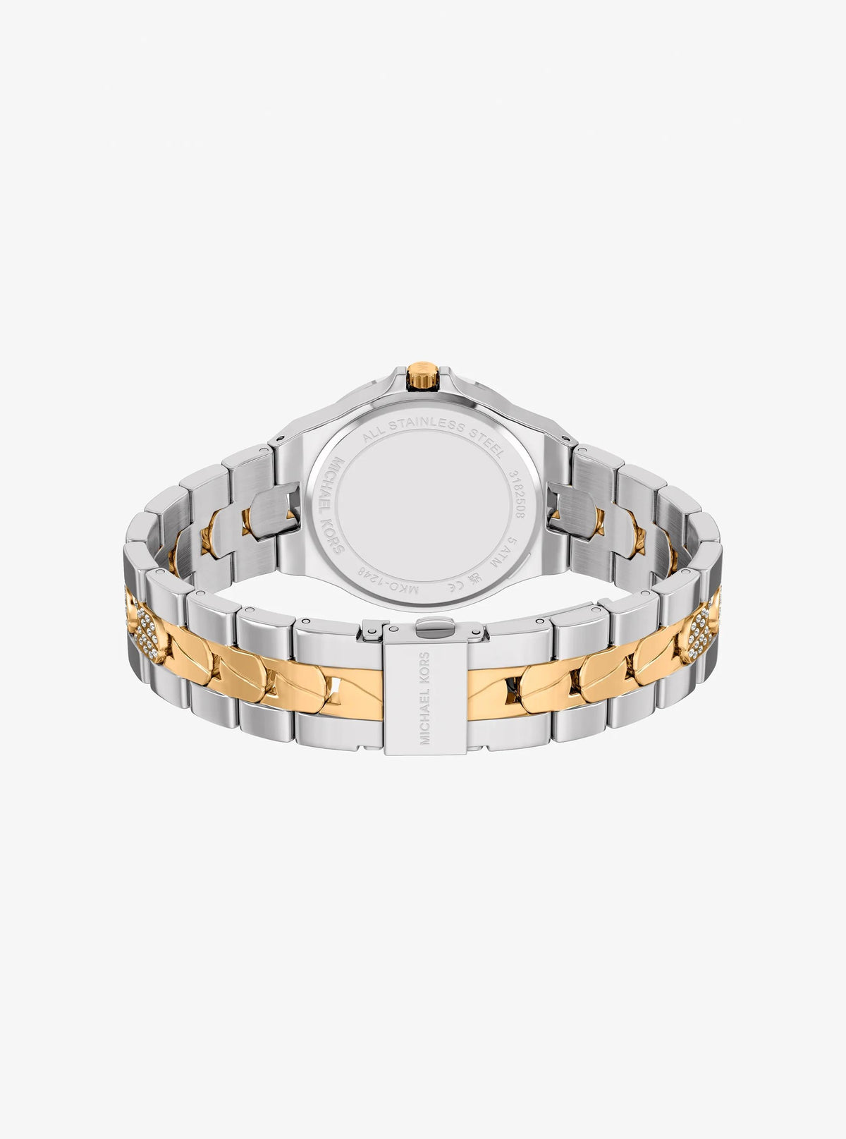Lennox Pavé Two-Tone Watch