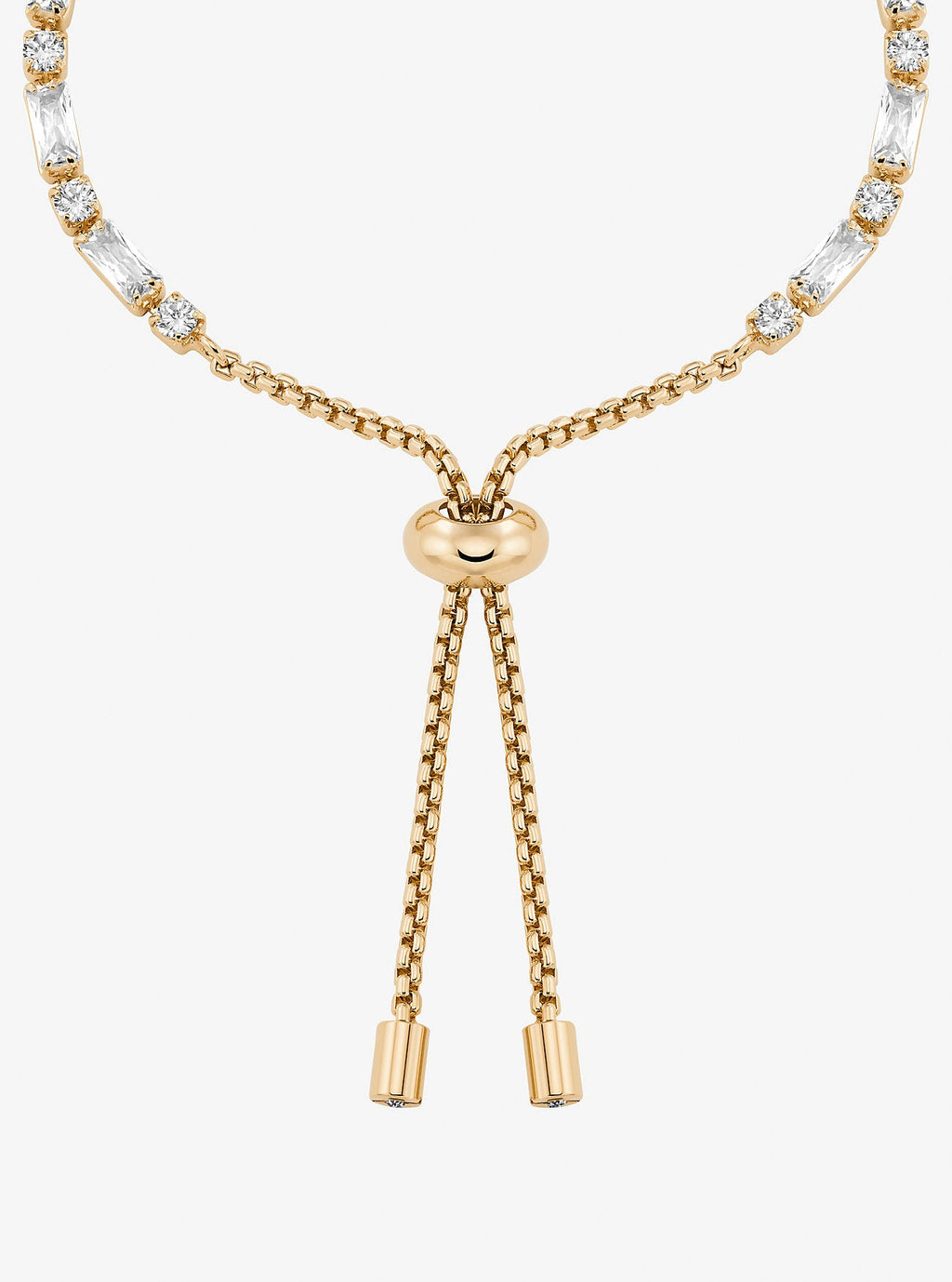 Pavé Baguette Slider Bracelet