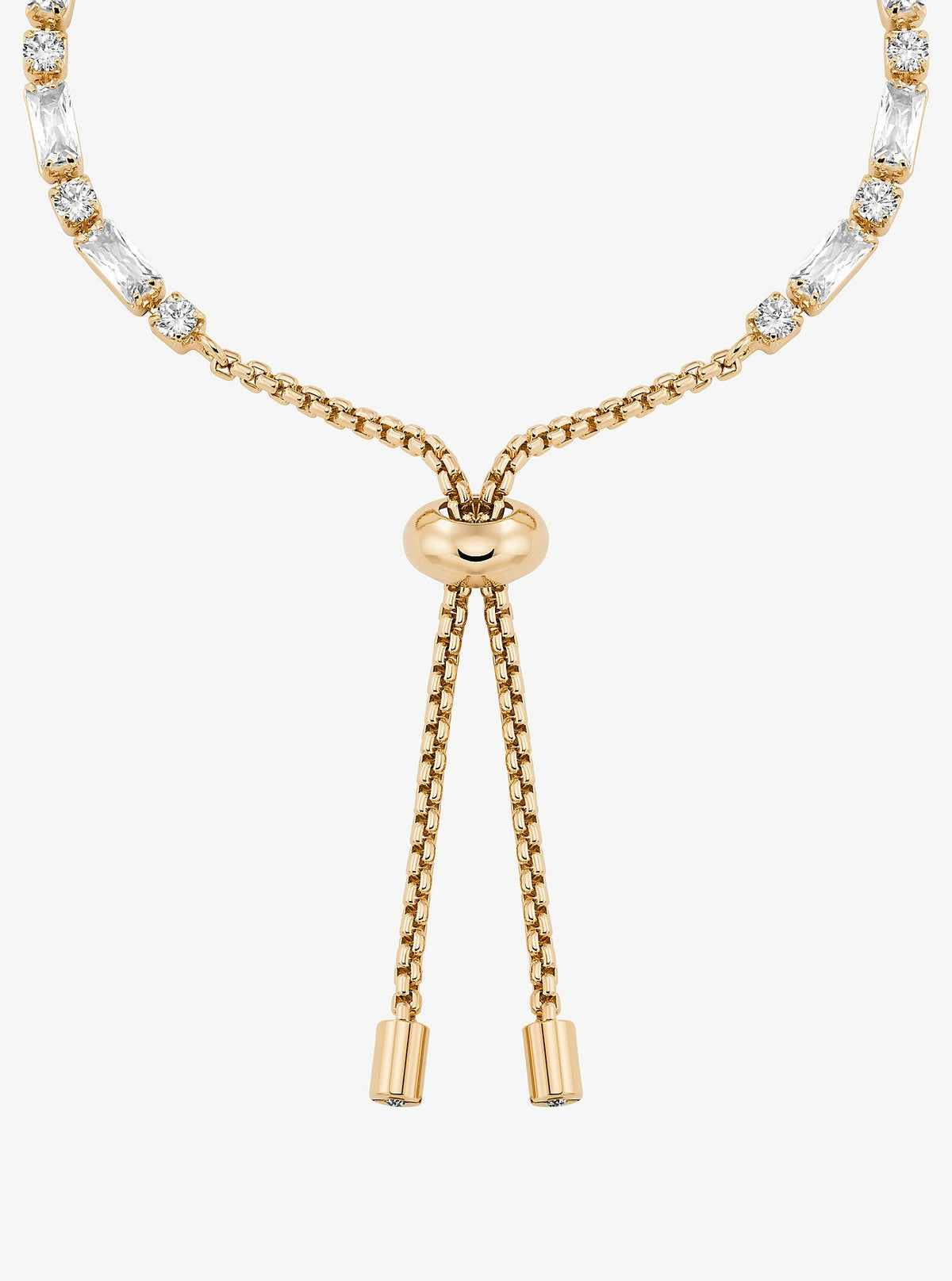 Pavé Baguette Slider Bracelet