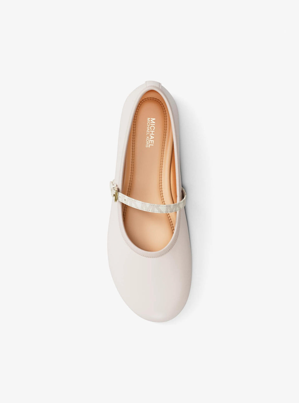 Phoebe Signature Logo Trim Ballet Flat