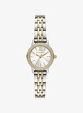 Mini Melissa Pavé Two-Tone Watch