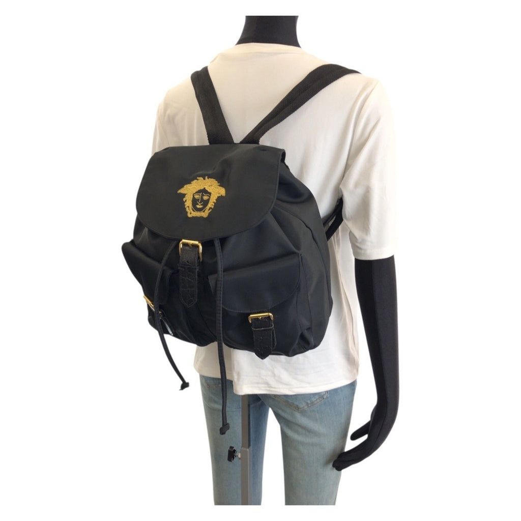 Versace Nylon Backpack (Pre-Owned)