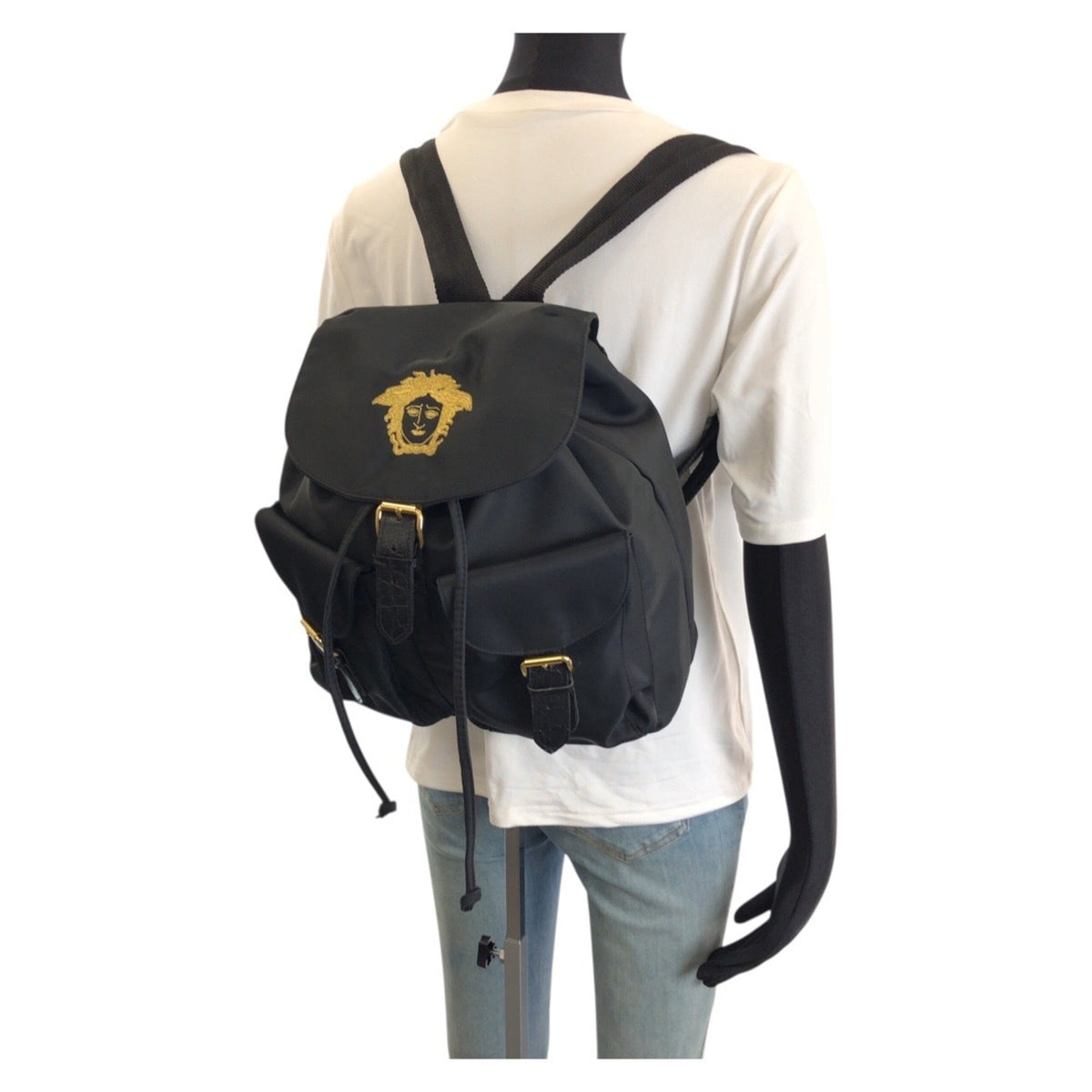 Versace Nylon Backpack (Pre-Owned)