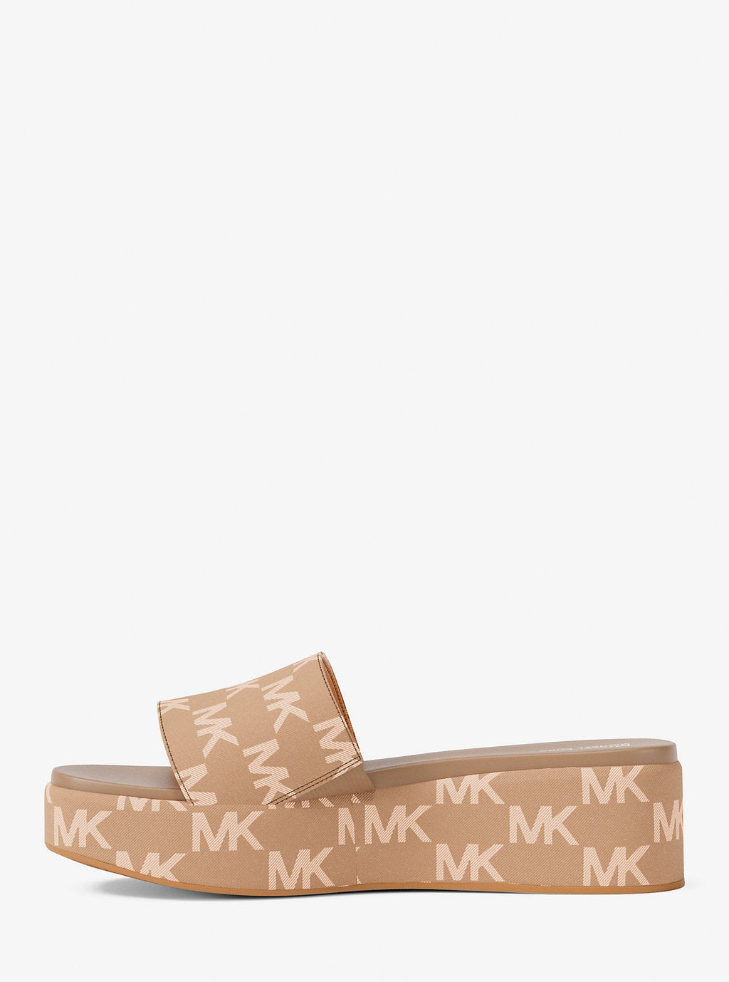 Sadler Logo Jacquard Platform Slide Sandal