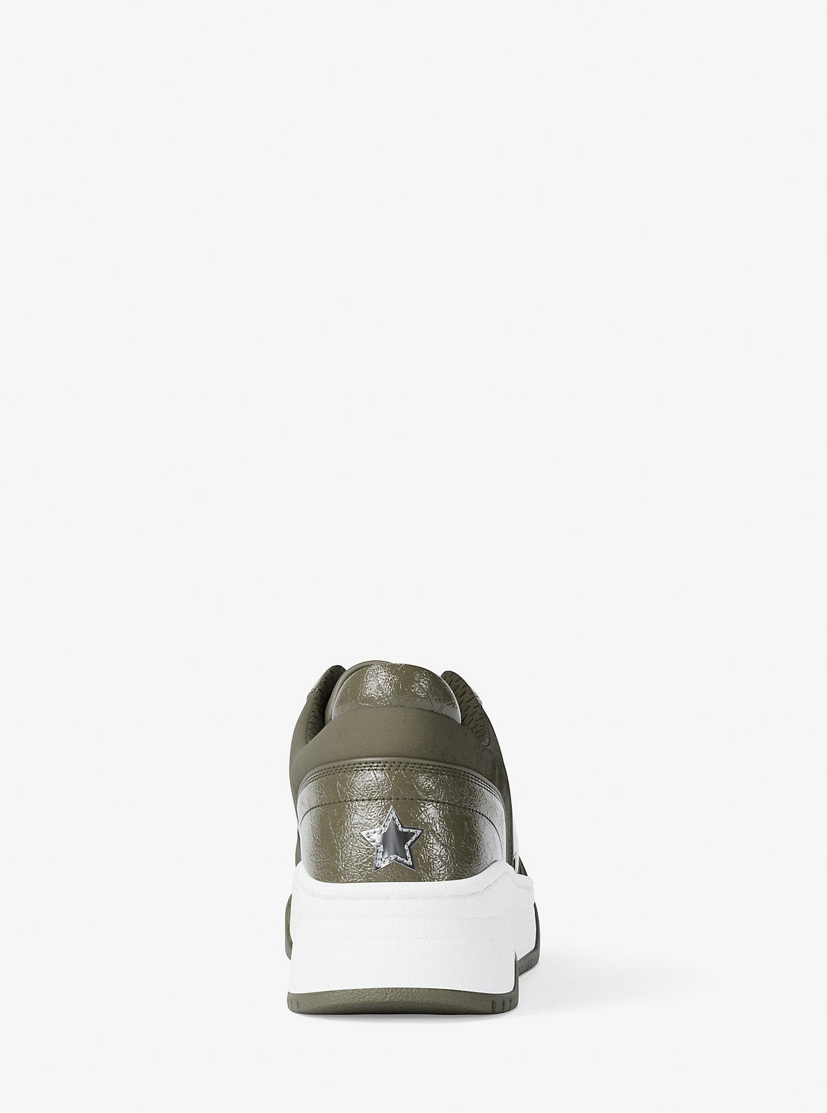 Lexi Embellished Mixed-Media Sneaker