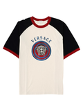 Multicolour Short-Sleeve Medusa Cotton T-Shirt