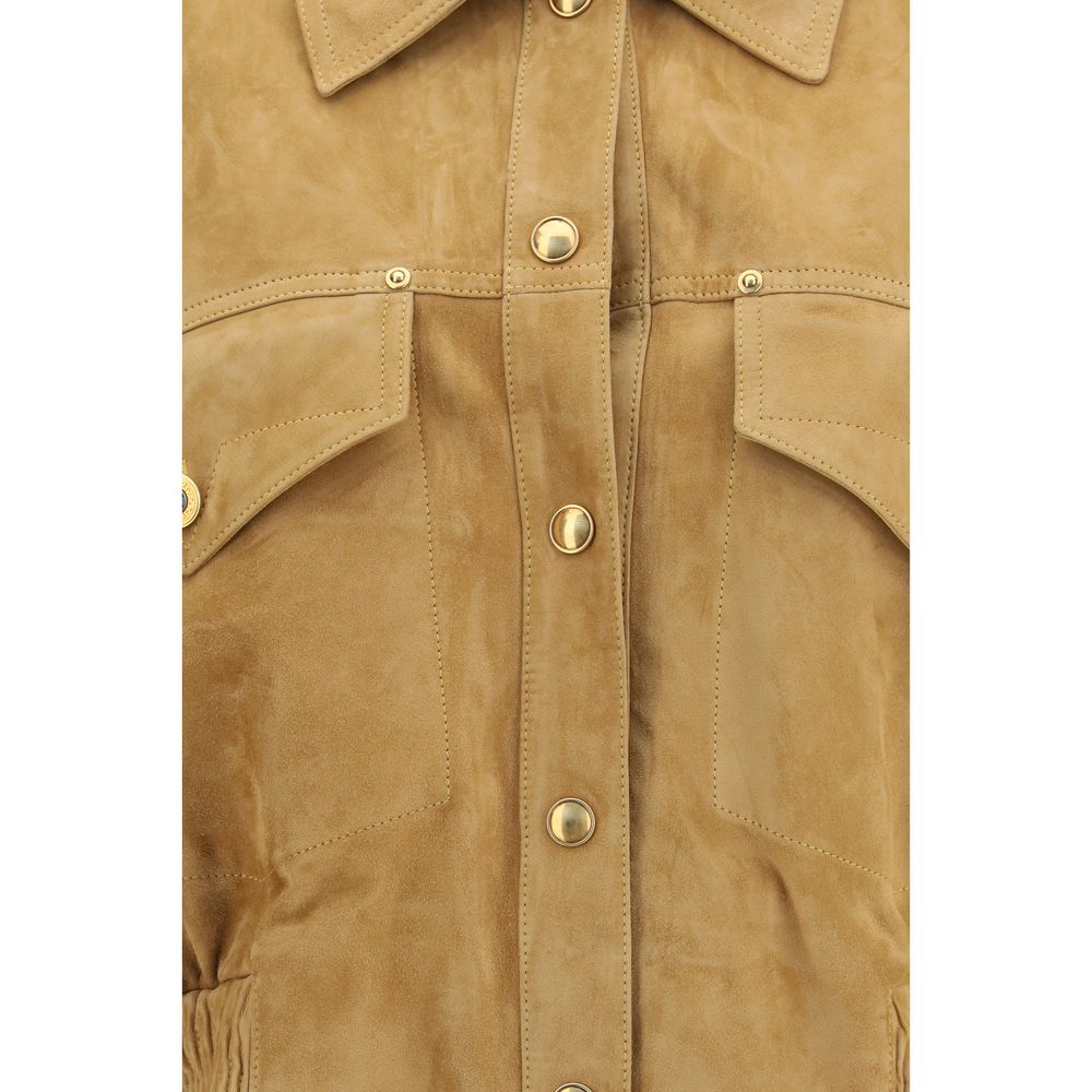 Versace Lamb Leather Women's Bomber