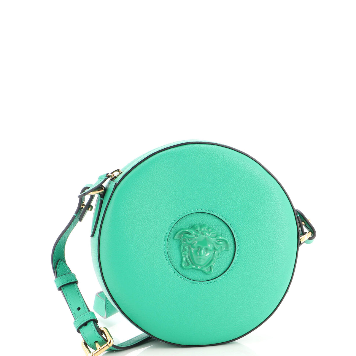 La Medusa Round Camera Bag Leather Small