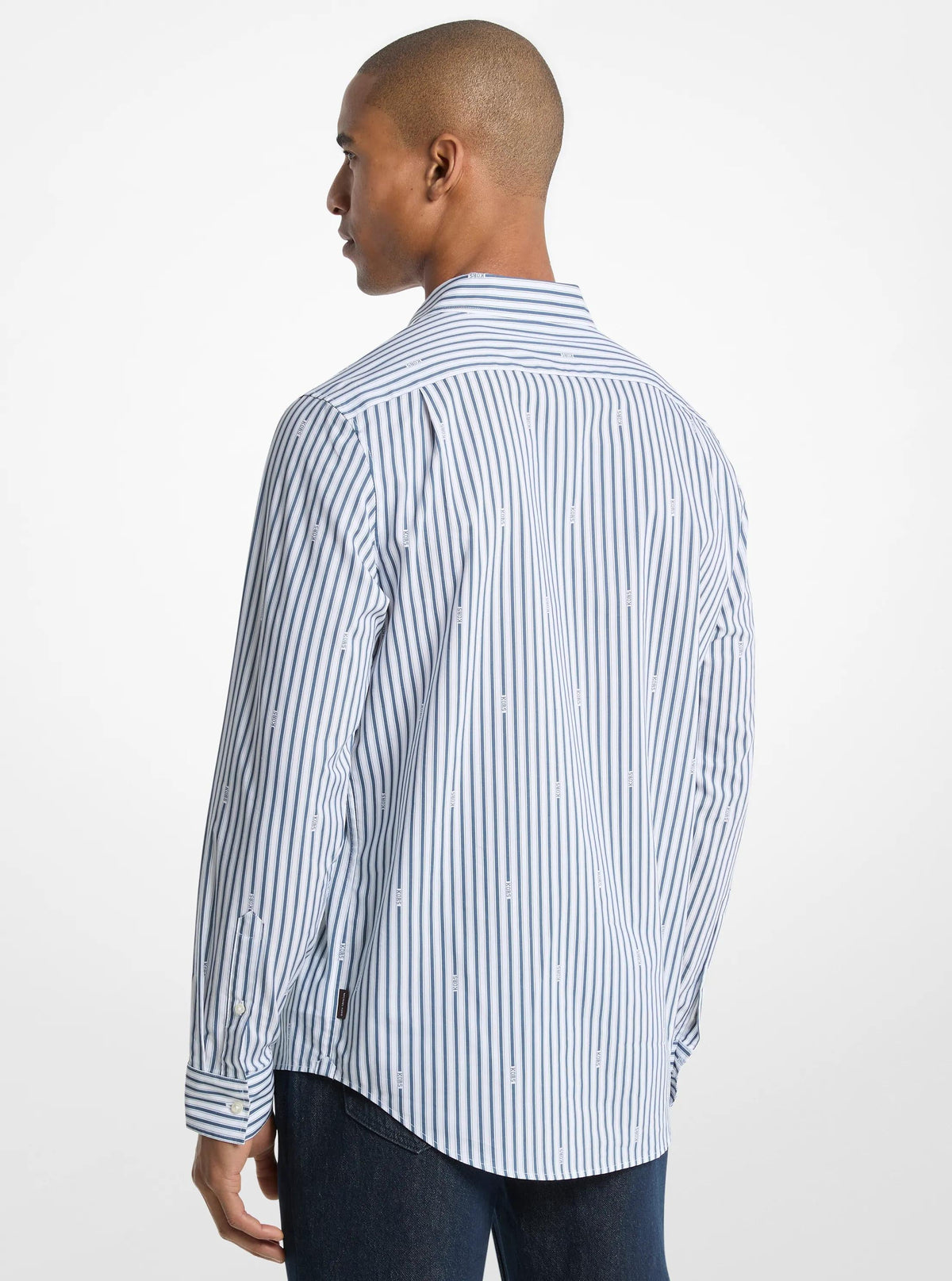 Striped Cotton Blend Shirt