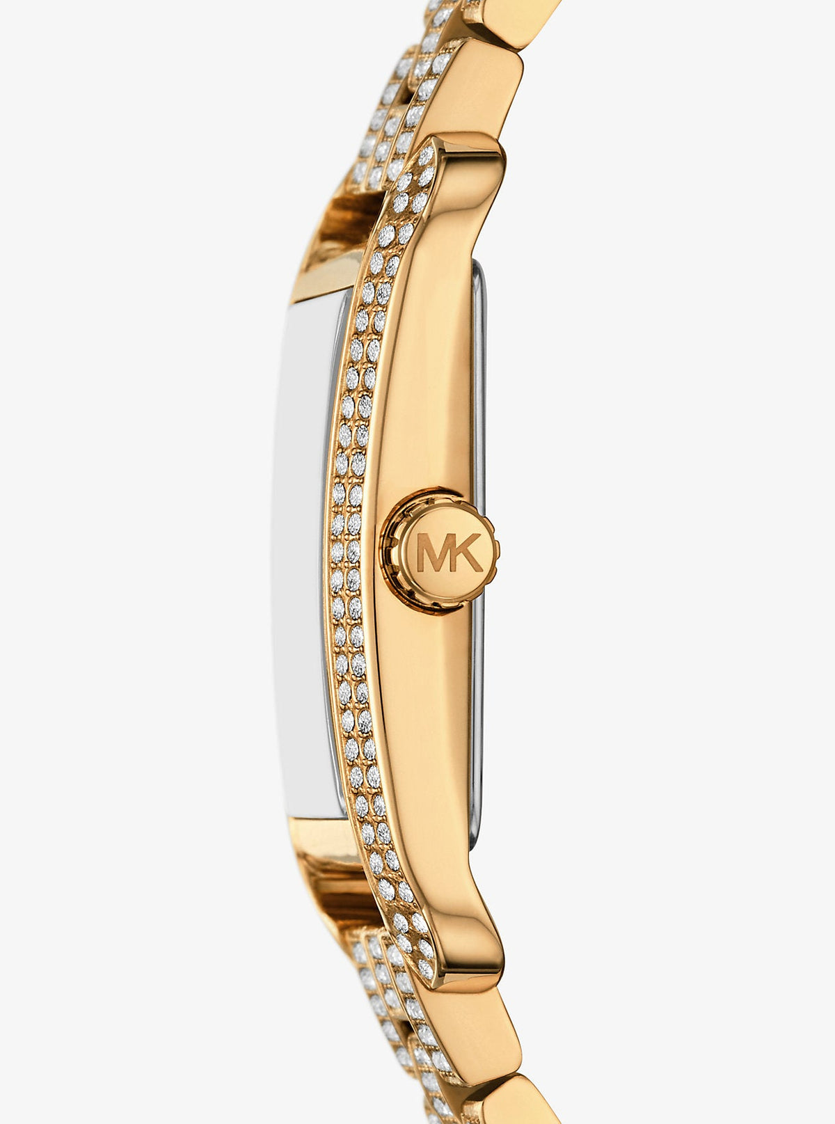 Monroe Pavé Gold-Tone Watch