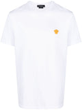 Regular Fit Silk-Nylon Blend White T-Shirt